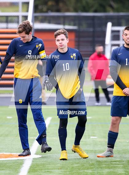 Thumbnail 1 in Lansing vs. Madrid-Waddington (NYSPHSAA Class C Semifinal) photogallery.
