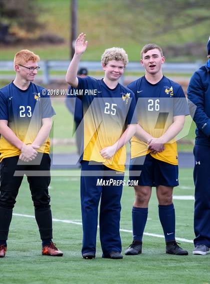 Thumbnail 1 in Lansing vs. Madrid-Waddington (NYSPHSAA Class C Semifinal) photogallery.