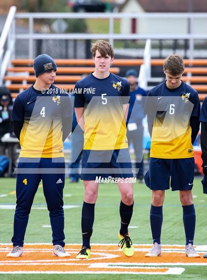 Thumbnail 3 in Lansing vs. Madrid-Waddington (NYSPHSAA Class C Semifinal) photogallery.
