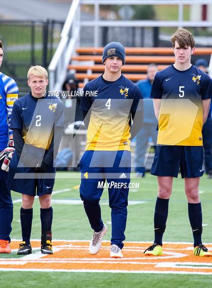 Thumbnail 1 in Lansing vs. Madrid-Waddington (NYSPHSAA Class C Semifinal) photogallery.