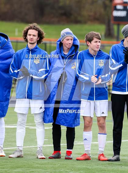 Thumbnail 3 in Lansing vs. Madrid-Waddington (NYSPHSAA Class C Semifinal) photogallery.