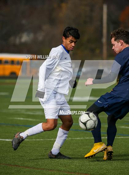 Thumbnail 3 in Lansing vs. Madrid-Waddington (NYSPHSAA Class C Semifinal) photogallery.