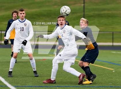 Thumbnail 3 in Lansing vs. Madrid-Waddington (NYSPHSAA Class C Semifinal) photogallery.
