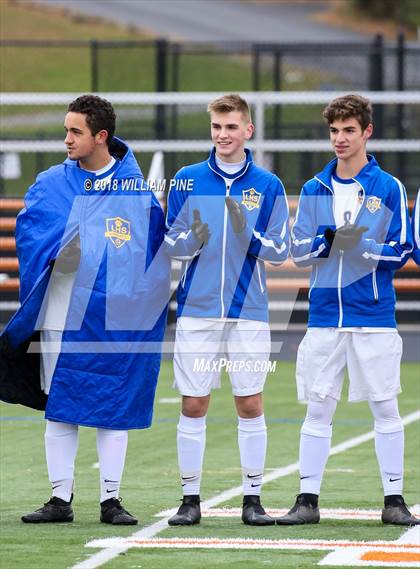 Thumbnail 3 in Lansing vs. Madrid-Waddington (NYSPHSAA Class C Semifinal) photogallery.