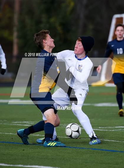 Thumbnail 1 in Lansing vs. Madrid-Waddington (NYSPHSAA Class C Semifinal) photogallery.
