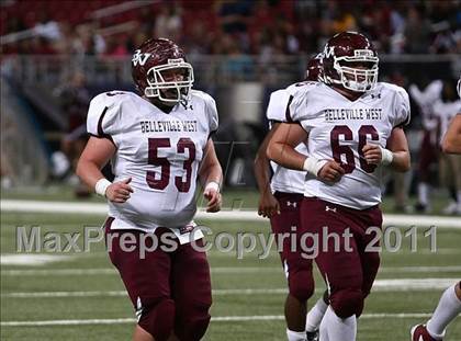 Thumbnail 1 in O'Fallon vs. Belleville West (Great American Football Classic) photogallery.
