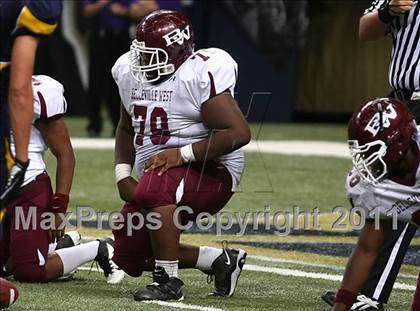 Thumbnail 2 in O'Fallon vs. Belleville West (Great American Football Classic) photogallery.