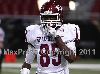 Thumbnail 1 in O'Fallon vs. Belleville West (Great American Football Classic) photogallery.