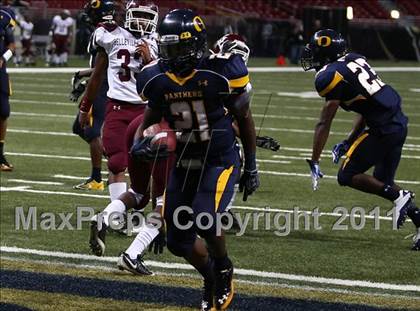Thumbnail 2 in O'Fallon vs. Belleville West (Great American Football Classic) photogallery.