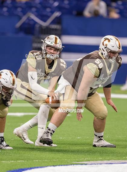 Thumbnail 1 in Fort Wayne Bishop Dwenger vs Evansville Central (IHSAA 4A Final) photogallery.