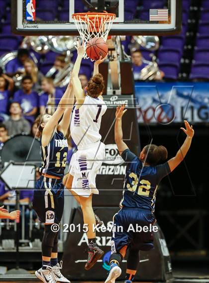 Thumbnail 2 in Desert Vista vs Millenium (Hoopin' it Up at the Arena) photogallery.