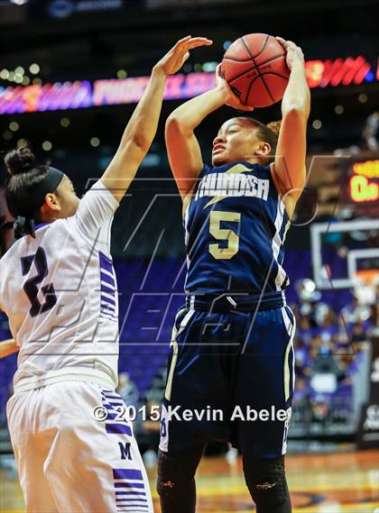Thumbnail 2 in Desert Vista vs Millenium (Hoopin' it Up at the Arena) photogallery.