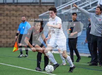 Thumbnail 3 in Lake Travis vs. Plano (UIL 6A Boys Soccer State Final) photogallery.