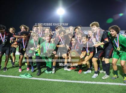 Thumbnail 3 in Lake Travis vs. Plano (UIL 6A Boys Soccer State Final) photogallery.