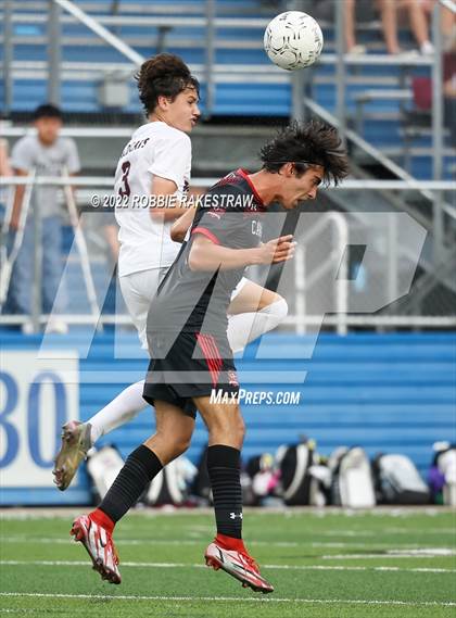Thumbnail 3 in Lake Travis vs. Plano (UIL 6A Boys Soccer State Final) photogallery.