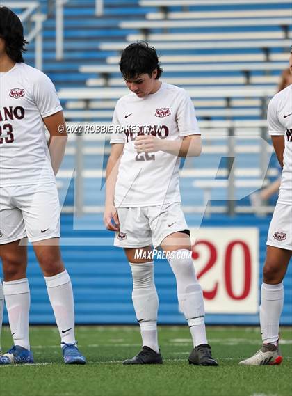 Thumbnail 1 in Lake Travis vs. Plano (UIL 6A Boys Soccer State Final) photogallery.