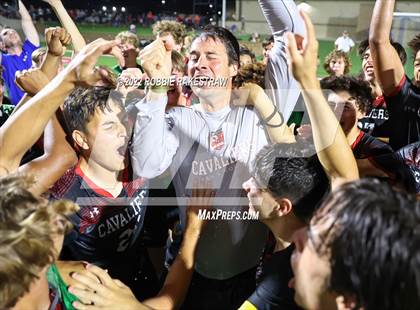Thumbnail 2 in Lake Travis vs. Plano (UIL 6A Boys Soccer State Final) photogallery.
