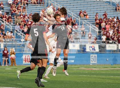 Thumbnail 3 in Lake Travis vs. Plano (UIL 6A Boys Soccer State Final) photogallery.