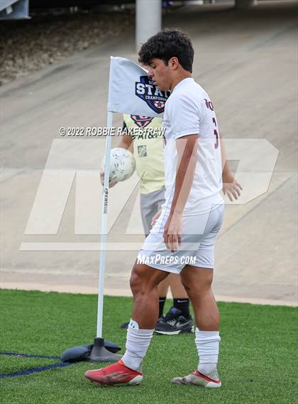 Thumbnail 3 in Lake Travis vs. Plano (UIL 6A Boys Soccer State Final) photogallery.