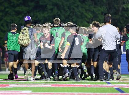 Thumbnail 3 in Lake Travis vs. Plano (UIL 6A Boys Soccer State Final) photogallery.