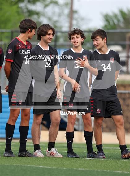 Thumbnail 3 in Lake Travis vs. Plano (UIL 6A Boys Soccer State Final) photogallery.