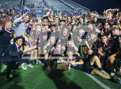 Thumbnail 3 in Lake Travis vs. Plano (UIL 6A Boys Soccer State Final) photogallery.