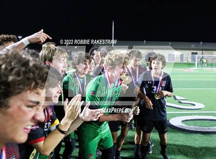 Thumbnail 2 in Lake Travis vs. Plano (UIL 6A Boys Soccer State Final) photogallery.