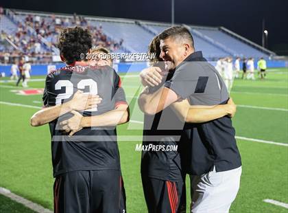 Thumbnail 1 in Lake Travis vs. Plano (UIL 6A Boys Soccer State Final) photogallery.