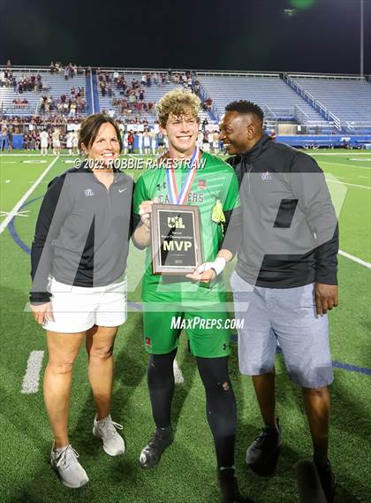 Thumbnail 3 in Lake Travis vs. Plano (UIL 6A Boys Soccer State Final) photogallery.