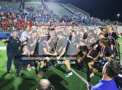 Thumbnail 2 in Lake Travis vs. Plano (UIL 6A Boys Soccer State Final) photogallery.