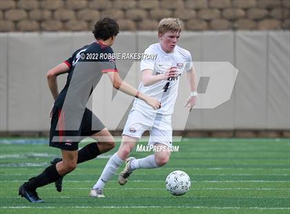Thumbnail 1 in Lake Travis vs. Plano (UIL 6A Boys Soccer State Final) photogallery.