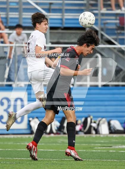 Thumbnail 2 in Lake Travis vs. Plano (UIL 6A Boys Soccer State Final) photogallery.
