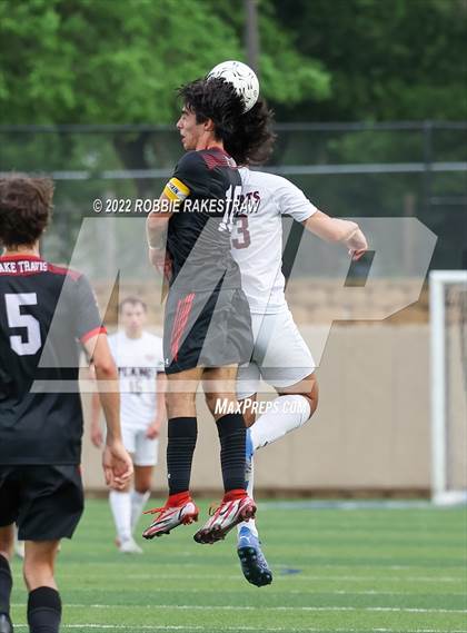 Thumbnail 2 in Lake Travis vs. Plano (UIL 6A Boys Soccer State Final) photogallery.