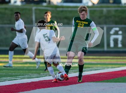 Thumbnail 3 in Grayslake Central vs. Crystal Lake South (IHSA 2A Regional Semifinal) photogallery.
