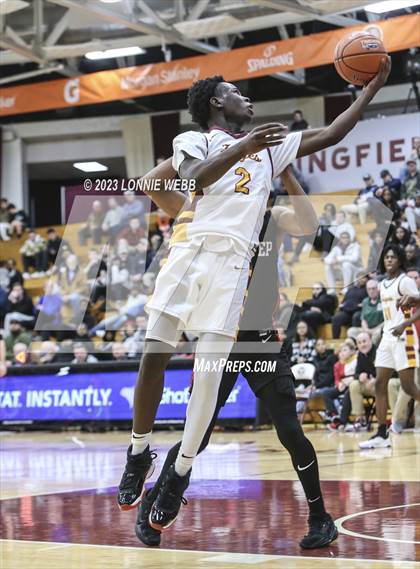 Thumbnail 3 in Imhotep Charter vs. Cardinal Hayes (Spalding Hoophall Classic) photogallery.
