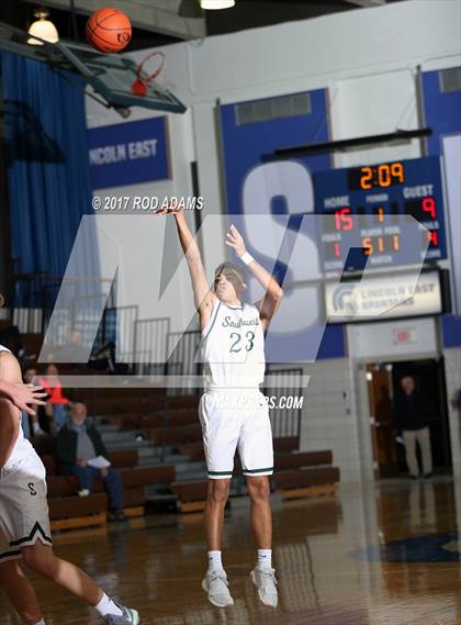 Thumbnail 2 in Lincoln Southwest vs. Fremont (HAC Tournament) photogallery.