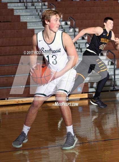 Thumbnail 2 in Lincoln Southwest vs. Fremont (HAC Tournament) photogallery.