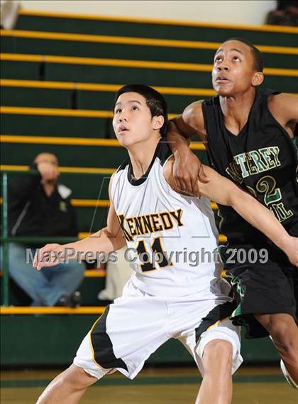 Thumbnail 3 in Monterey Trail vs. Kennedy (Jack Scott Tournamnet) photogallery.