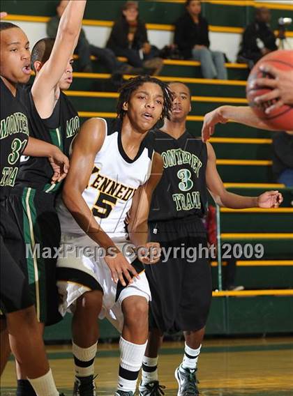 Thumbnail 3 in Monterey Trail vs. Kennedy (Jack Scott Tournamnet) photogallery.