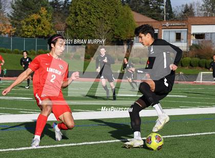 Thumbnail 1 in Lincoln vs. Jesuit (OSAA 6A Quarterfinal) photogallery.