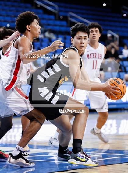 Thumbnail 2 in Crespi vs Mater Dei  (Mission-Trinity Challenge @ Pauley Pavilion -UCLA) photogallery.
