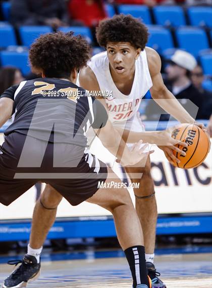 Thumbnail 1 in Crespi vs Mater Dei  (Mission-Trinity Challenge @ Pauley Pavilion -UCLA) photogallery.