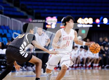 Thumbnail 2 in Crespi vs Mater Dei  (Mission-Trinity Challenge @ Pauley Pavilion -UCLA) photogallery.
