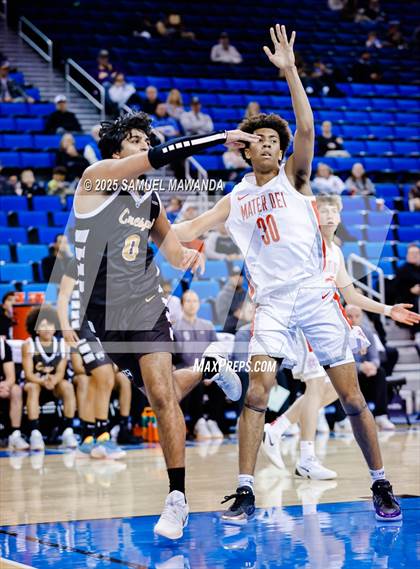 Thumbnail 2 in Crespi vs Mater Dei  (Mission-Trinity Challenge @ Pauley Pavilion -UCLA) photogallery.