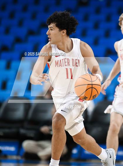 Thumbnail 1 in Crespi vs Mater Dei  (Mission-Trinity Challenge @ Pauley Pavilion -UCLA) photogallery.