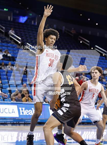Thumbnail 1 in Crespi vs Mater Dei  (Mission-Trinity Challenge @ Pauley Pavilion -UCLA) photogallery.