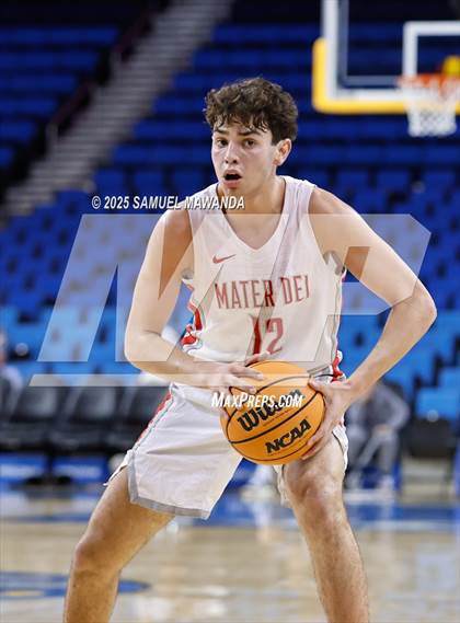 Thumbnail 2 in Crespi vs Mater Dei  (Mission-Trinity Challenge @ Pauley Pavilion -UCLA) photogallery.