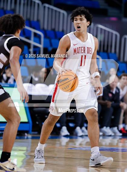 Thumbnail 1 in Crespi vs Mater Dei  (Mission-Trinity Challenge @ Pauley Pavilion -UCLA) photogallery.