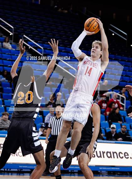 Thumbnail 2 in Crespi vs Mater Dei  (Mission-Trinity Challenge @ Pauley Pavilion -UCLA) photogallery.
