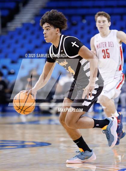 Thumbnail 1 in Crespi vs Mater Dei  (Mission-Trinity Challenge @ Pauley Pavilion -UCLA) photogallery.